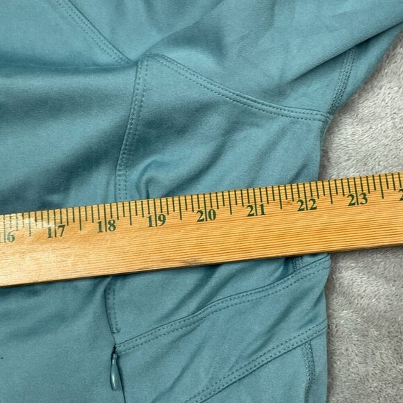 Jockey XXL Womens Teal Full-Zip Jacket With Thumb Holes Stretch Fabric NWT 6543 - Picture 8 of 8